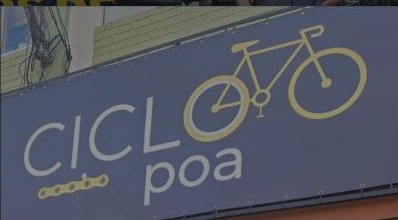 Fachada da CicloPoa na Praça Garibaldi 78, Azenha, Porto Alegre